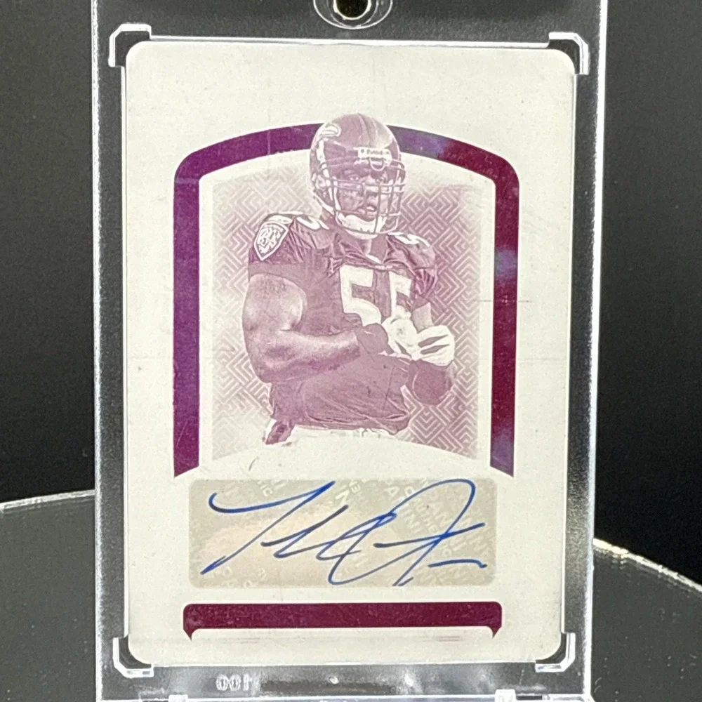 2024 Panini National Treasures Magenta Auto Terrell Suggs 1/1 Ravens
